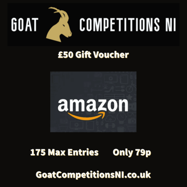 £50 amazon voucher or £40 cash alternative