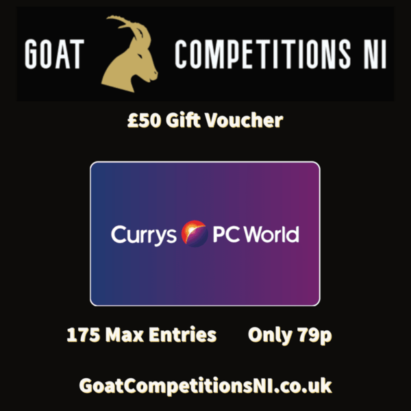 £50 Currys voucher or £40 cash alternative