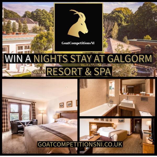 Win a nights stay @ Galgorm Resort & Spa