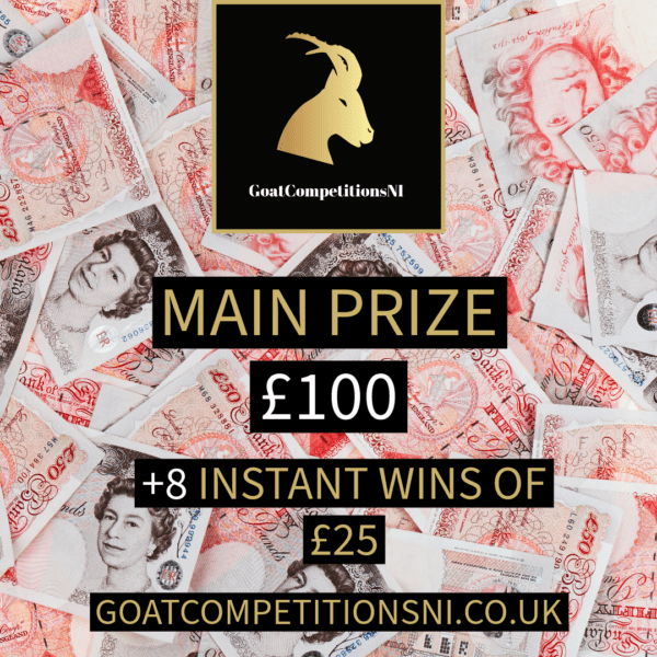 £100 CASH + 8 INSTANTS OF £25 CASH