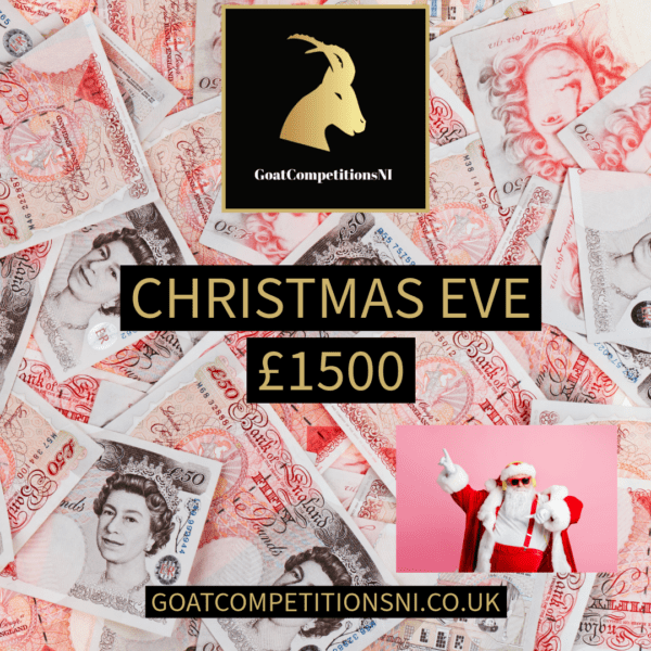 XMAS EVE £1500 CASH