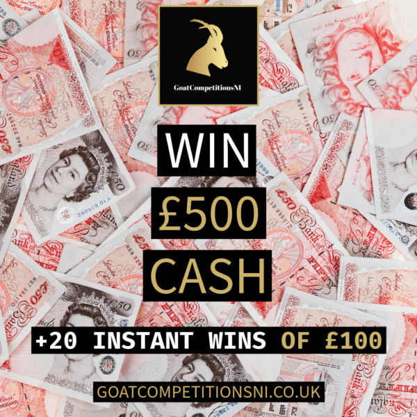 WIN £500 + 20 INSTANTS WINS OF £100