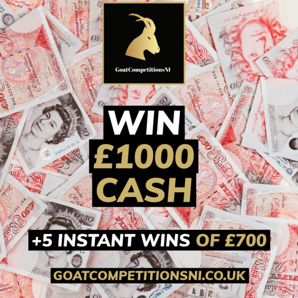 WIN £1000 + 5 INSTANTS WINS OF £700