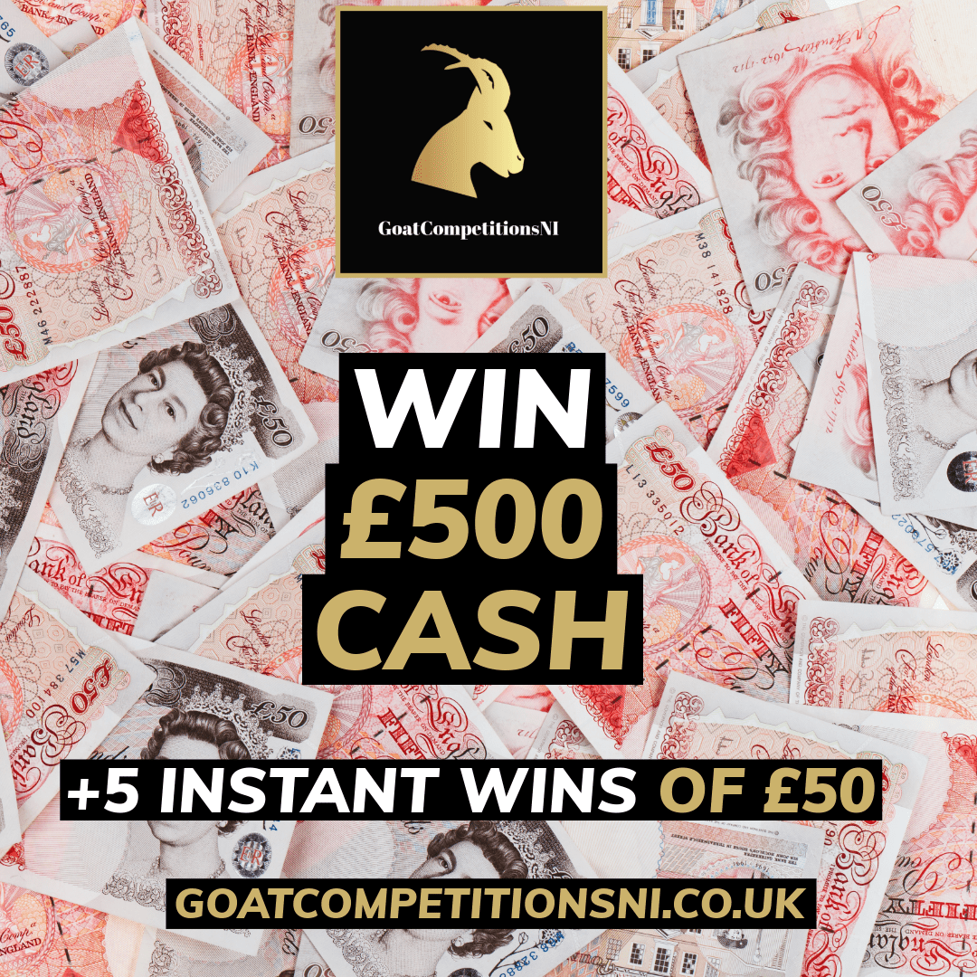 WIN £500 + 5 INSTANT WINS OF £50 #3