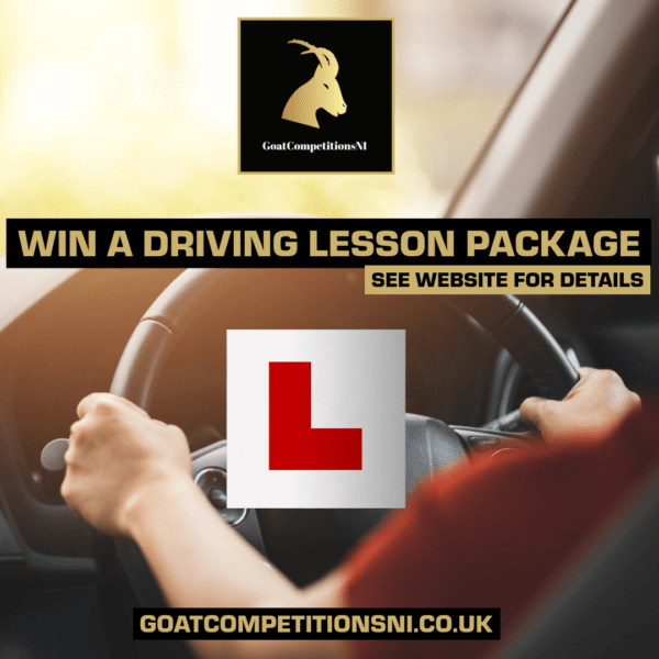 WIN A DRIVING LESSON PACKAGE (OR £400 CASH)