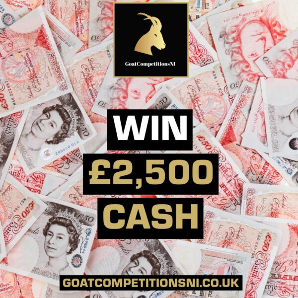 WIN £2,500 TAX FREE CASH FOR 25P