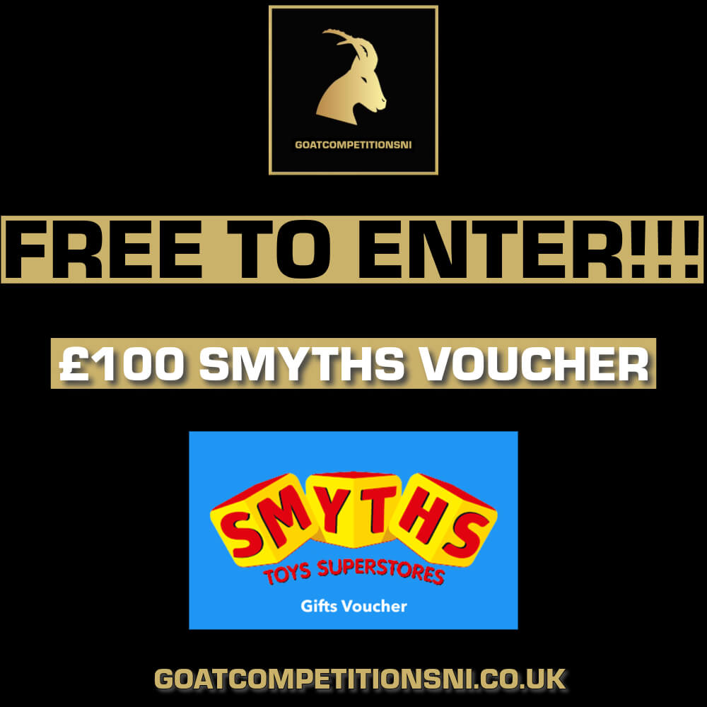 x2 WINNERS OF A £100 SMYTHS TOYS VOUCHER