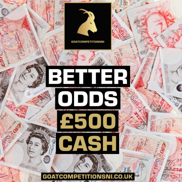 BETTER ODD £500 CASH 13/01