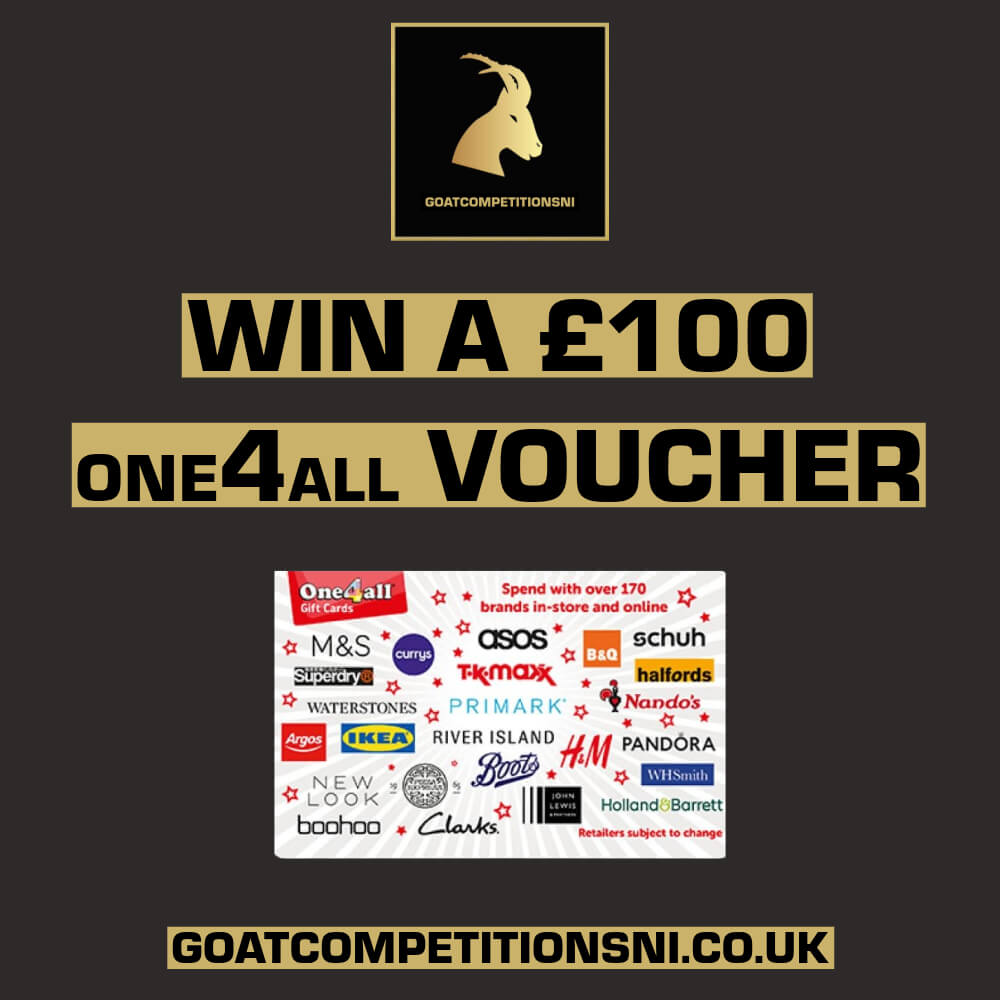 FREE TO ENTER – £100 ONE4ALL VOUCHER – 3 WINNERS!!