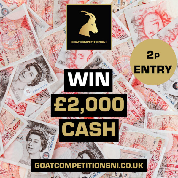 WIN £2,000 CASH FOR 2P 13/03