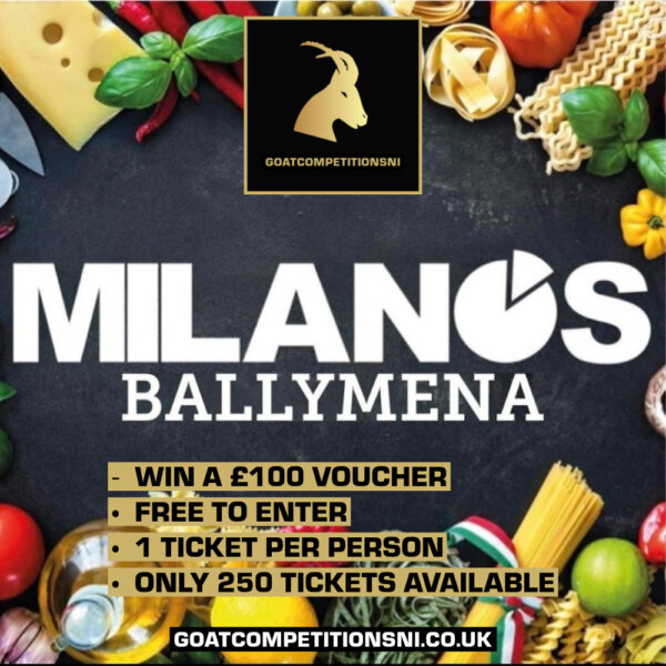 WIN A £100 MILANOS VOUCHER!