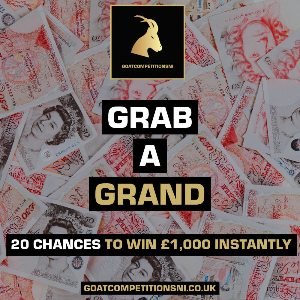 GRAB A GRAND – 20 CHANCES TO WIN £1,000 INSTANTLY 06/11