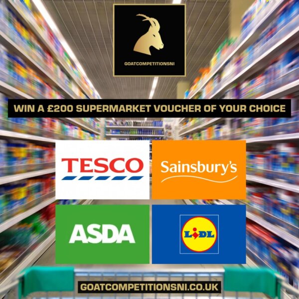 £200 SUPERMARKET VOUCHER OF YOUR CHOICE - 1P TO ENTER