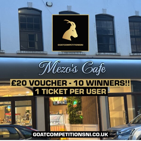 £20 VOUCHER FOR MEZO'S CAFE - x10 WINNERS *FREE TO ENTER*