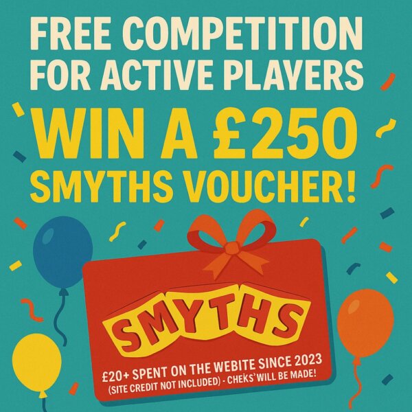 £250 SMYTHS VOUCHER!🧸 (SEE DESCRIPTION FOR DETAILS)