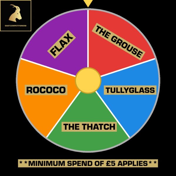 RESTAURANT SPIN THE WHEEL!! (SEE DESCRIPTION FOR DETAILS)